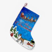 メリークリスマスボクサー スモールクリスマスストッキング (正面 (吊り時))