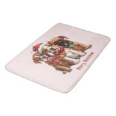 メリークリスマスボクサー バスマット (アングル)