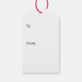 メリークリスマスボストンテリアードッグズホリデーリース ギフトタグ (裏面)