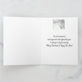 メリークリスマスボス水彩《鳥》アメリカゴガラ鳥 カード (内部)