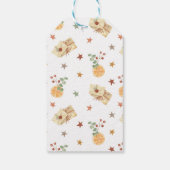 メリークリスマスボタニカルオレンジハイゲ ギフトタグ (裏面)