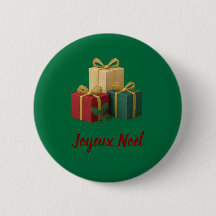メリークリスマスボタン - ジョワイユノエル