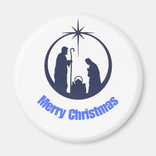 メリークリスマスボタン マグネット