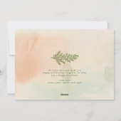 メリークリスマスポインセチア植物写真コラージュ シーズンカード (裏面)