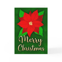メリークリスマスポインセティアグリーティングホリデー
