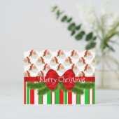 メリークリスマスポストカード北極 ポストカード (スタンド正面)