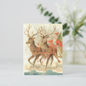 メリークリスマスポストカード、サンタ・オン・スリー シーズンポストカード (スタンド正面)