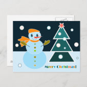 メリークリスマスポストカード シーズンポストカード (正面/裏面)