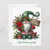 メリークリスマスポストカード シーズンポストカード (正面/裏面)