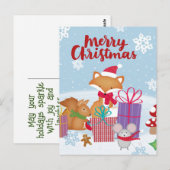 メリークリスマスポストカード ポストカード (正面/裏面)
