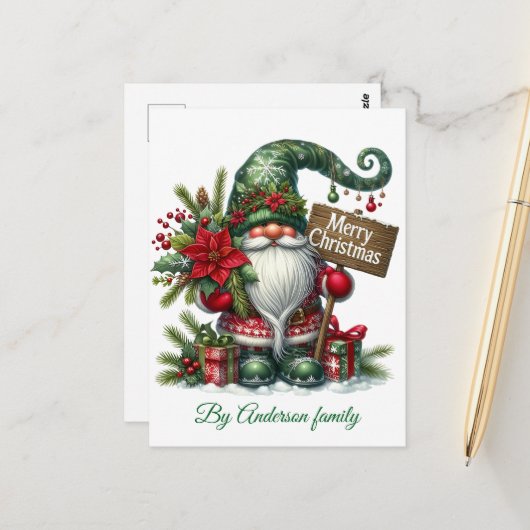 メリークリスマスポストカード ポストカード (正面/裏面インサイチュ)