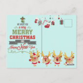 メリークリスマスポストカード ポストカード (裏面)