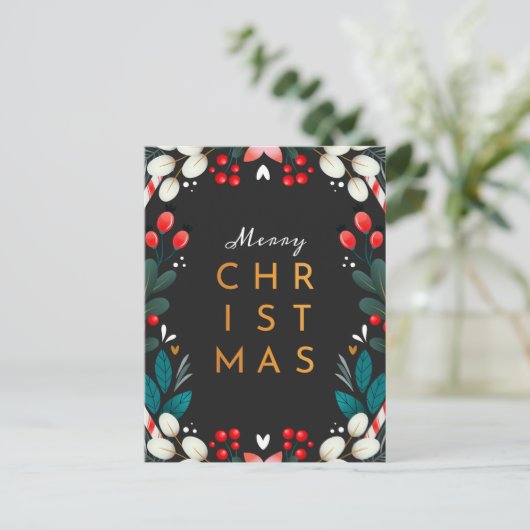 メリークリスマスポストカード ポストカード (スタンド正面)