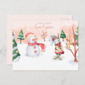 メリークリスマスポストカード ポストカード (正面/裏面)