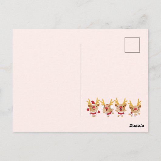 メリークリスマスポストカード ポストカード (裏面)