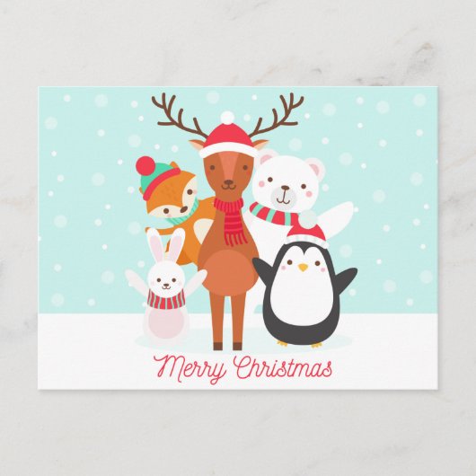 メリークリスマスポストカード ポストカード (正面)