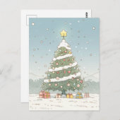 メリークリスマスポストカード ポストカード (正面/裏面)