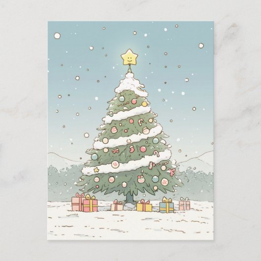 メリークリスマスポストカード ポストカード (正面)