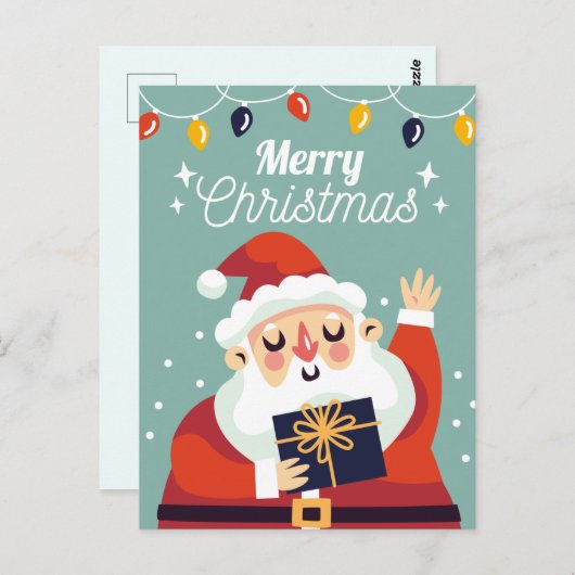 メリークリスマスポストカード ポストカード (正面/裏面)