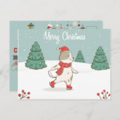 メリークリスマスポストカード ポストカード (正面/裏面)