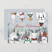 メリークリスマスポストカード ポストカード (正面/裏面)