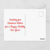 メリークリスマスポストカード ポストカード (裏面)