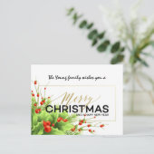 メリークリスマスポストカード ポストカード (スタンド正面)