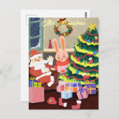 メリークリスマスポストカード ポストカード (正面/裏面)