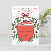 メリークリスマスポトラック Eat Drink and Be Merry 招待状 (スタンド正面)