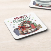 メリークリスマスポニー コースター (左側)