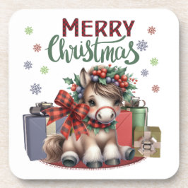 メリークリスマスポニー コースター