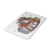 メリークリスマスポニー バスマット (アングル)