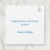 メリークリスマスポーラーベア&キューブスノーナイト フェイバータグ (裏面)