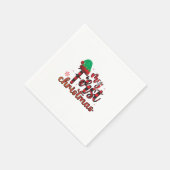 メリークリスマスマイ初めてのクリスマス スタンダードカクテルナプキン (角)