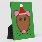 メリークリスマスマウスの額 フォトプラーク (側面)