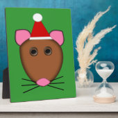 メリークリスマスマウスの額 フォトプラーク (側面)