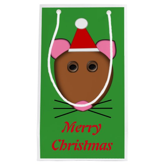 メリークリスマスマウスカスタム抱き枕 スモールペーパーバッグ (正面)