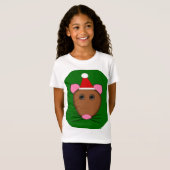 メリークリスマスマウスキッズTシャツ Tシャツ (正面フル)