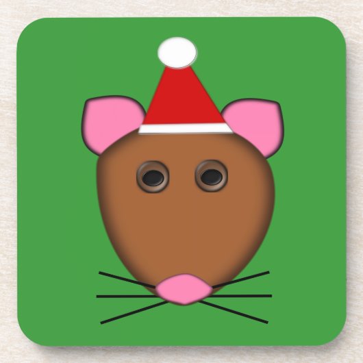 メリークリスマスマウスコースター コースター (正面)