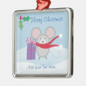 メリークリスマスマウスセラミックオーナメント メタルオーナメント (左)