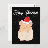 メリークリスマスマウス中指の失礼なクリスマス醜い ポストカード (正面/裏面)