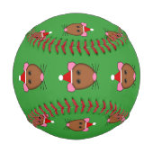 メリークリスマスマウス野球 野球ボール (裏面)