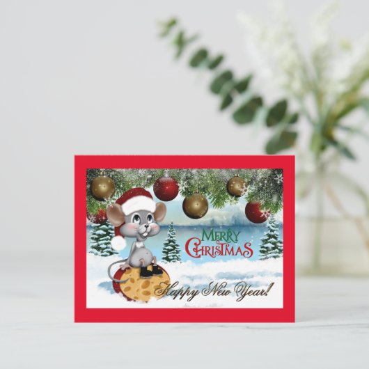 メリークリスマスマウス シーズンポストカード (スタンド正面)