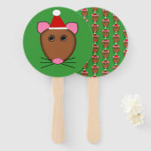 メリークリスマスマウス ハンドファン (正面&裏面)