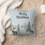 メリークリスマスマウンテンディア クッション (ブランケット)