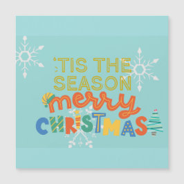 メリークリスマスマカラフルグネット