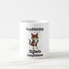 メリークリスマスマグカップでコーヒーを飲む コーヒーマグカップ