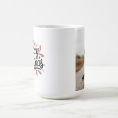 メリークリスマスマグカップ、クリスマスカップルマグカップ、フェスティバルギフト コーヒーマグカップ (中央)