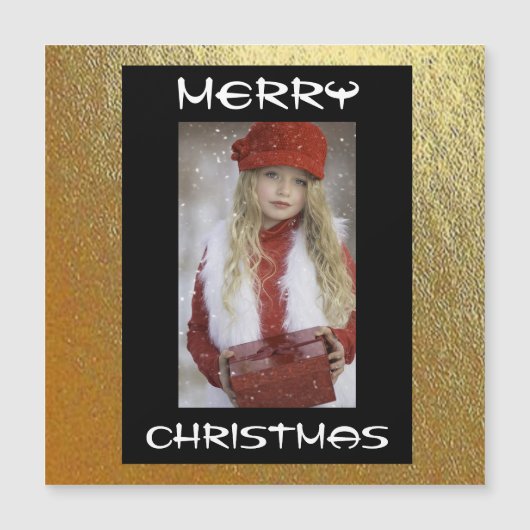 メリークリスマスマグネットカード (正面)