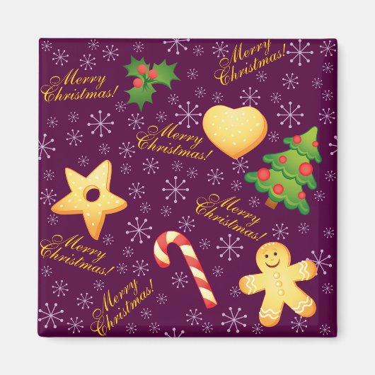 メリークリスマスマグネット マグネット (正面)